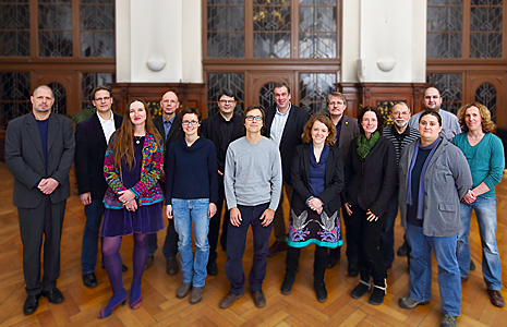 Erweiterte bündnisgrüne Stadtratsfraktion Halle (Saale) 2013 (© Uwe Köhn)